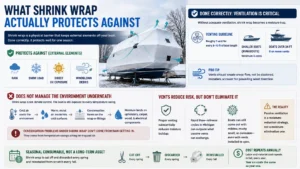 Boat shrink wrap protection