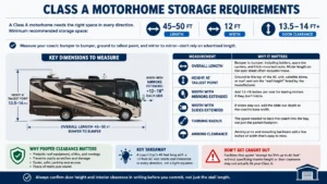 Class A motorhome storage guide
